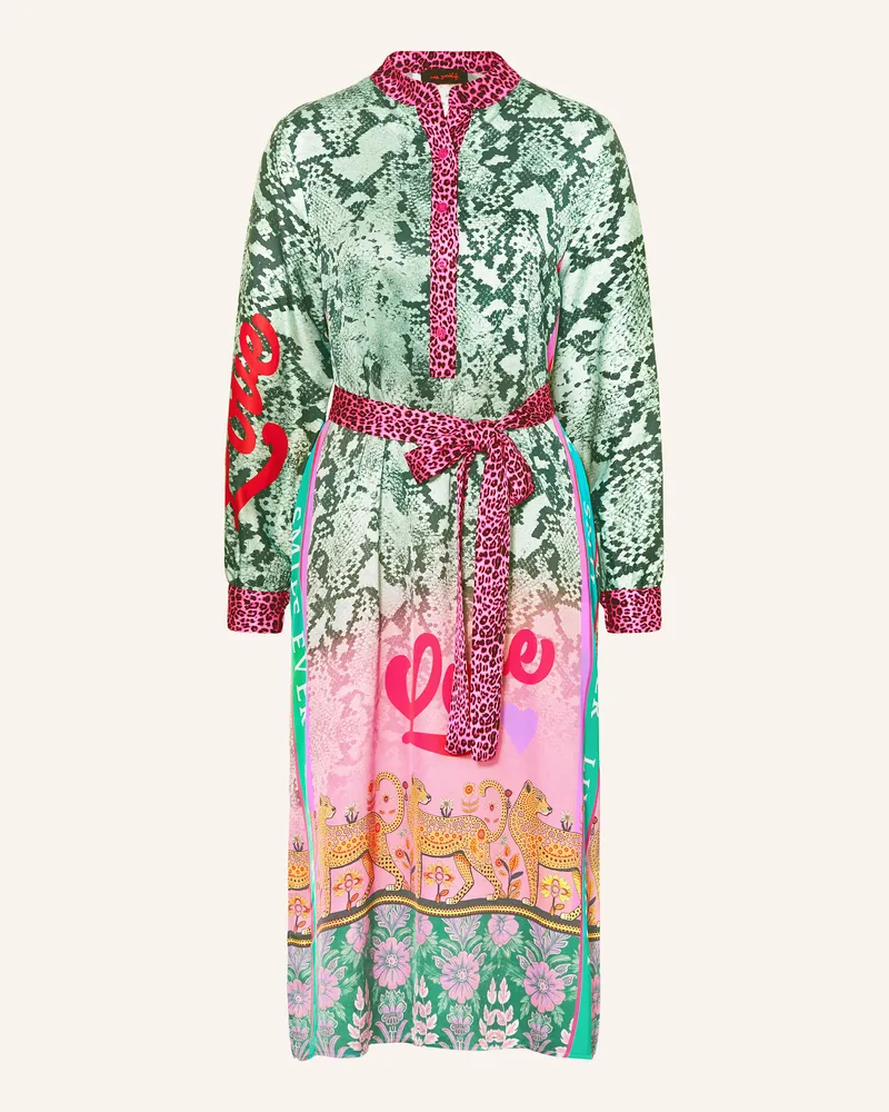 Miss Goodlife Satinkleid gruen Mint