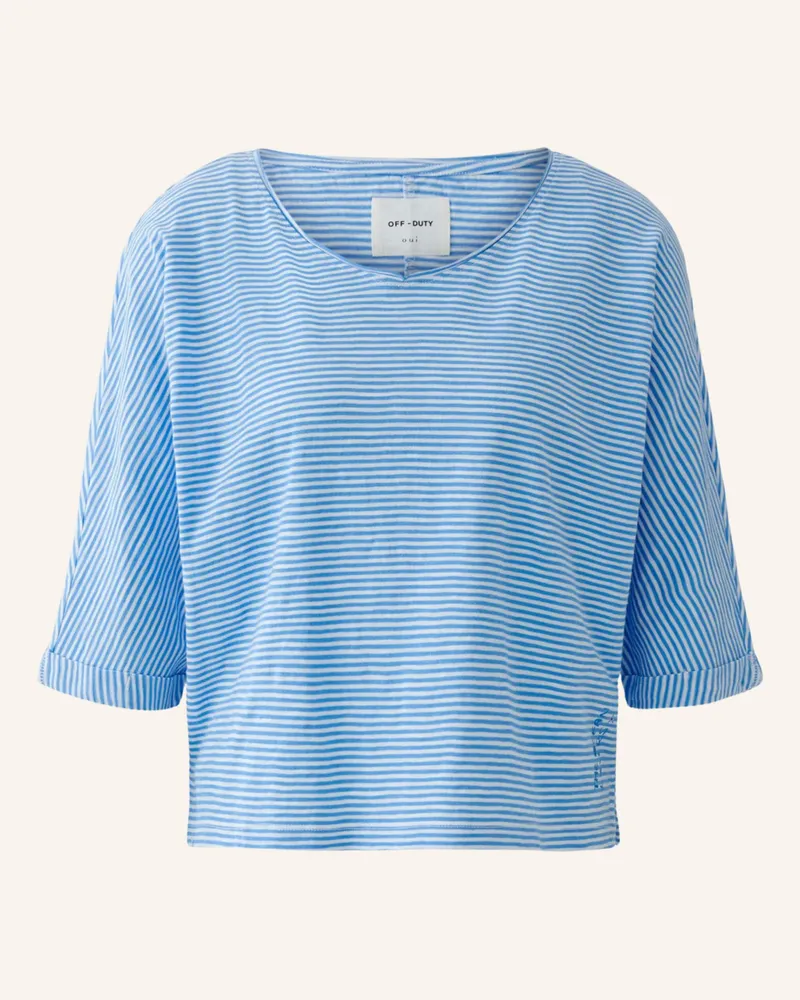 Oui  T-Shirt blau Blau