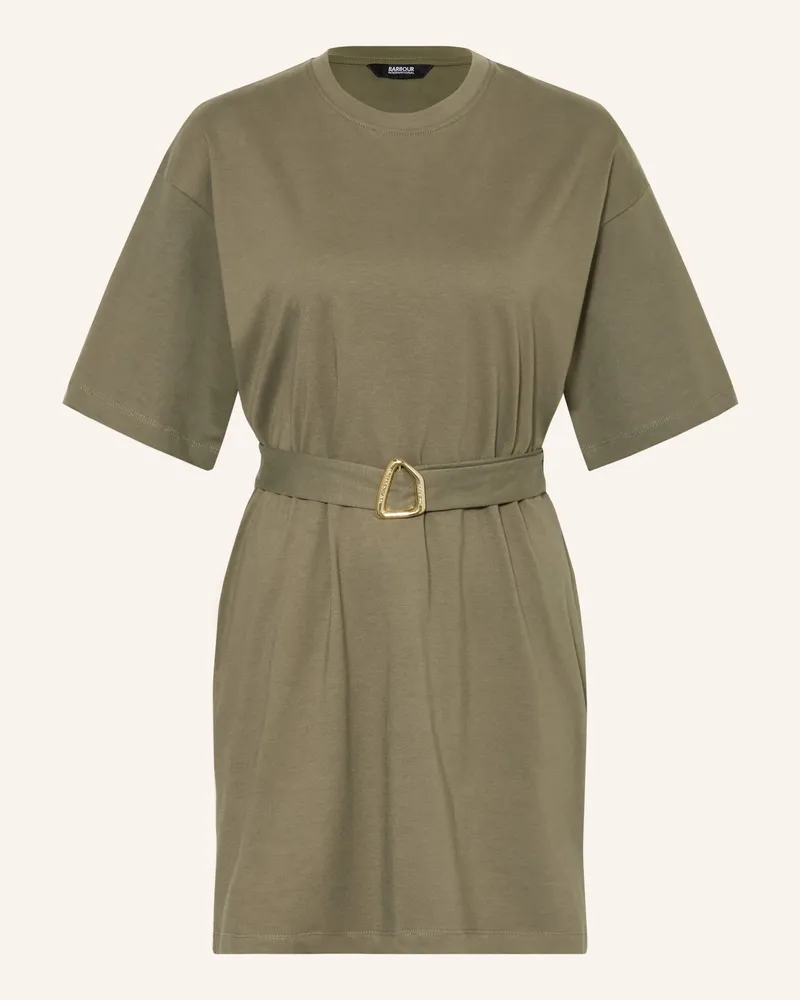 Barbour Jerseykleid Uma gruen Oliv