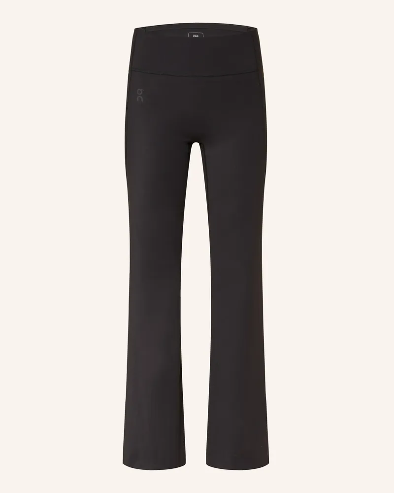 ON Tights STUDIO FLARED Schwarz