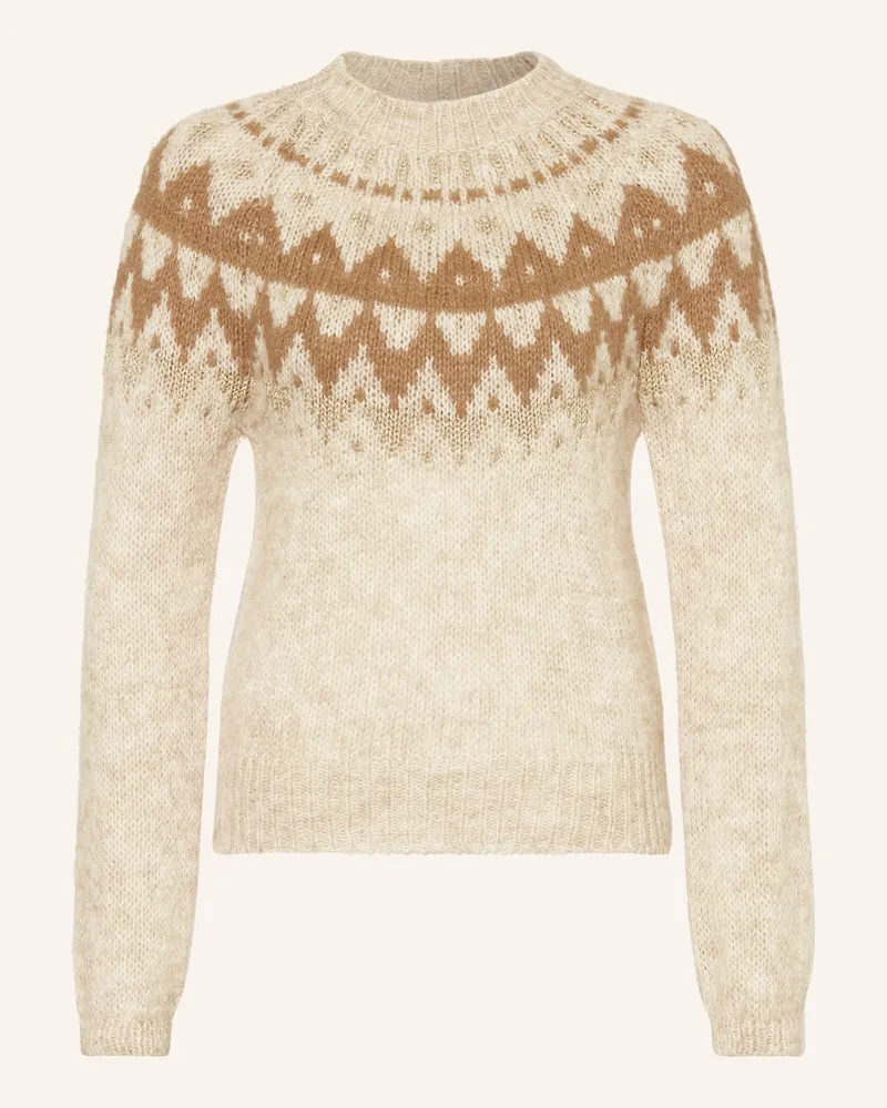 Darling Harbour Pullover mit Glitzergarn Beige