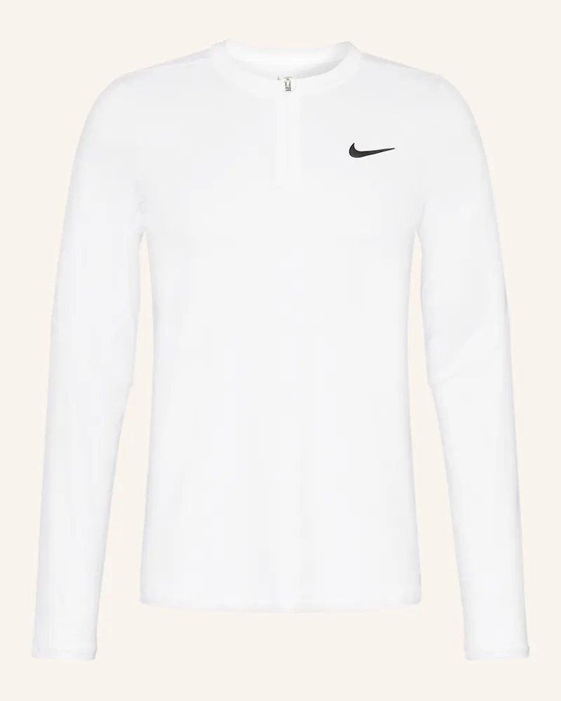 Nike Longsleeve COURT DRI-FIT ADVANTAGE aus Mesh Weiss