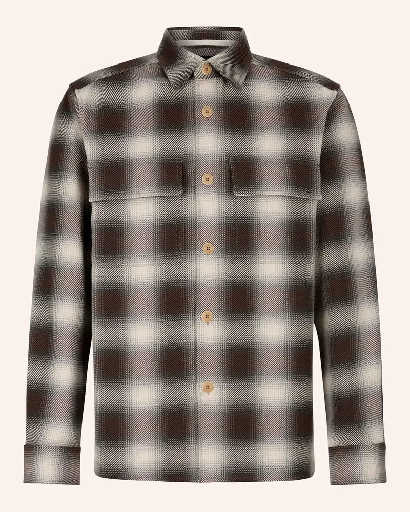 Strellson Overshirt NEON Dunkelbraun