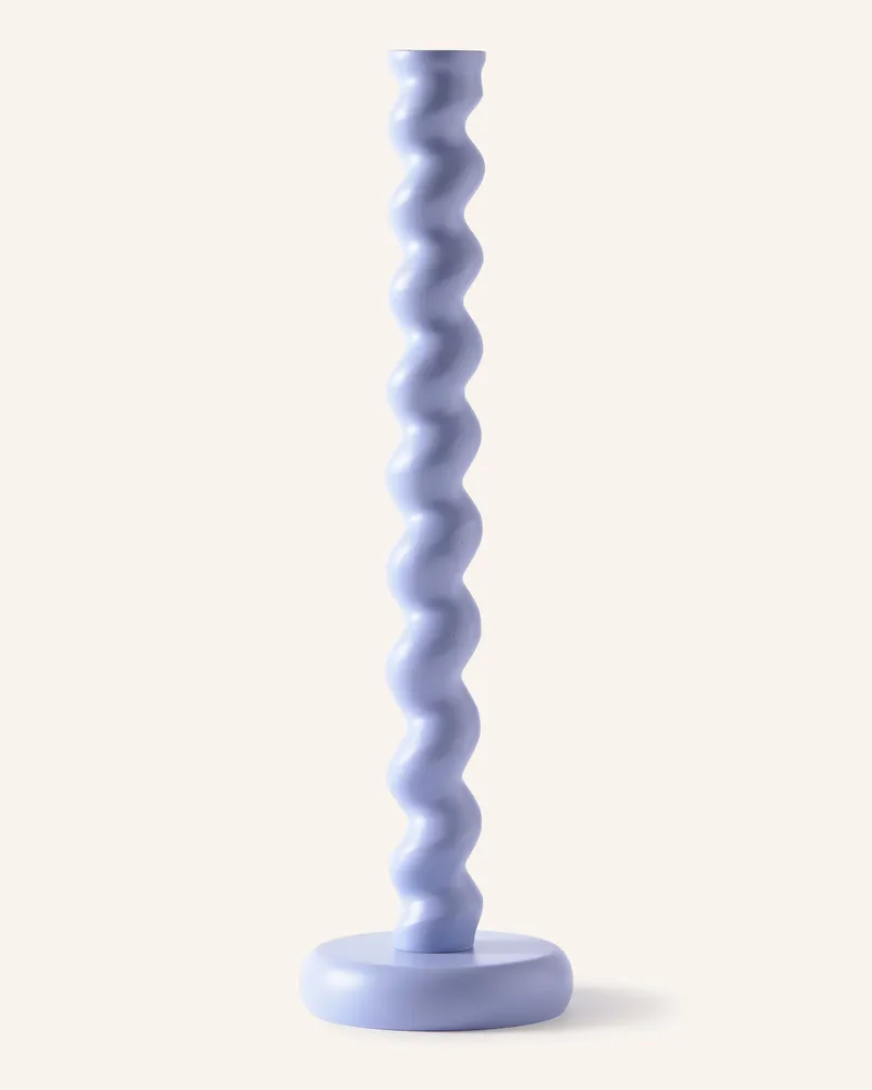POLSPOTTEN Kerzenhalter TWISTER XL Hellblau