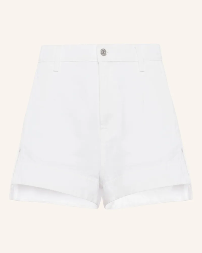7 for all mankind Denim Shorts Tailored Slouch weiss Weiss