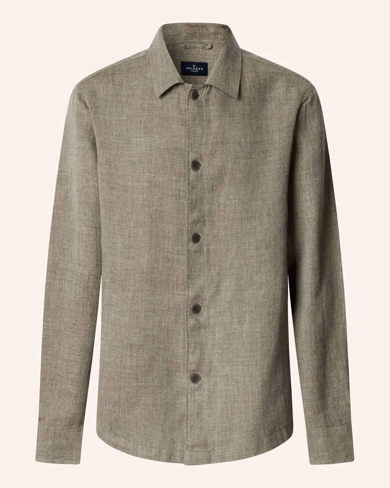Hackett Fieldjacket Linen Blouson O/S gruen Grün