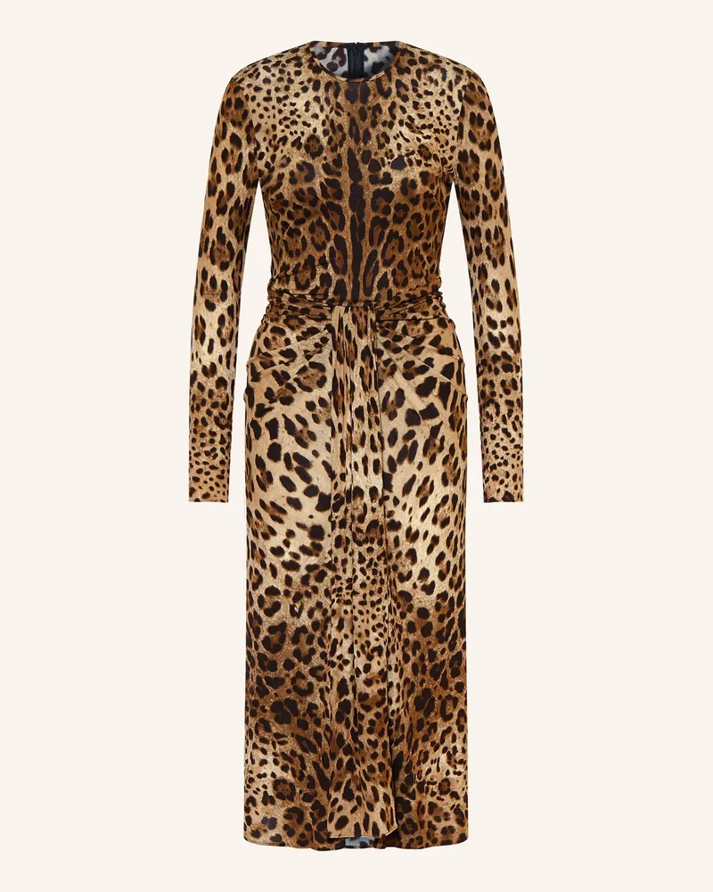 Dolce & Gabbana Jerseykleid braun Braun