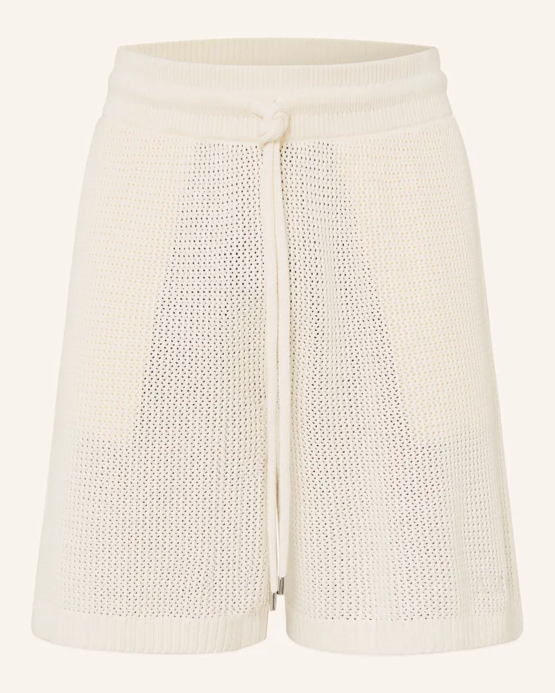 Amiri Strickshorts weiss Creme