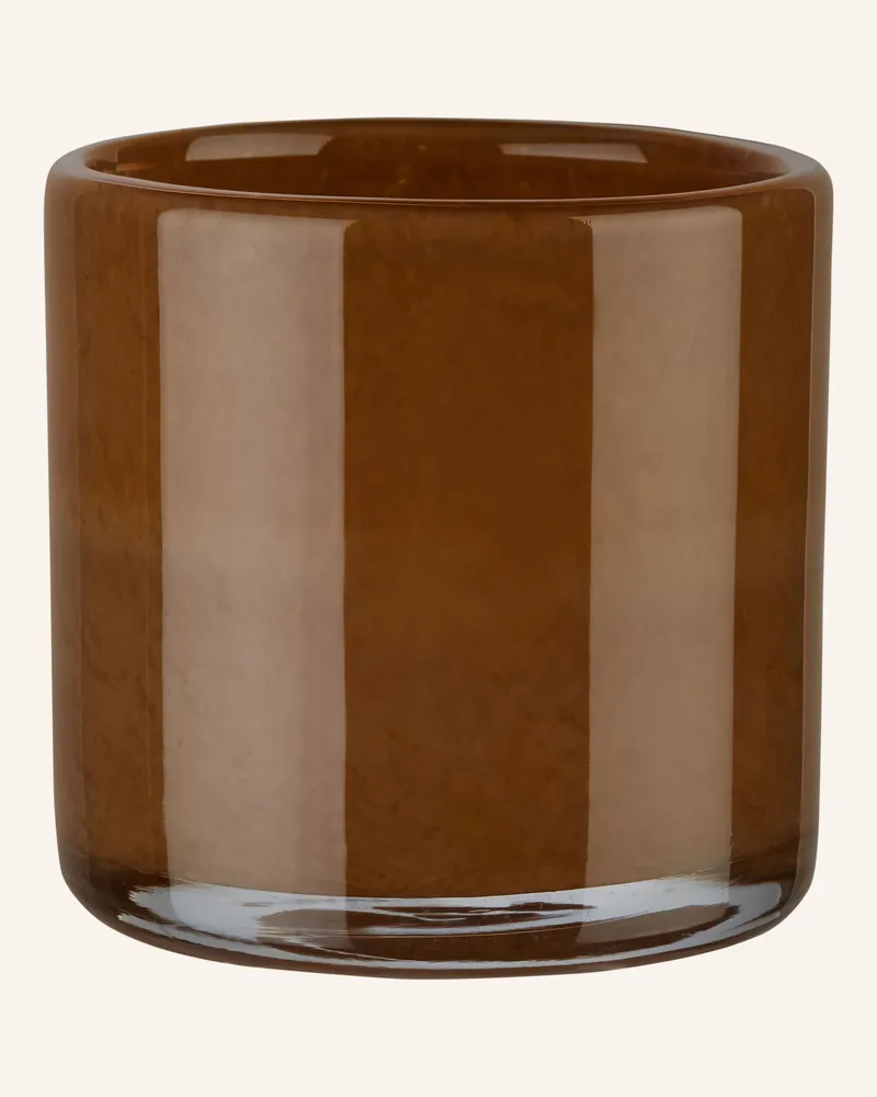 Blomus Windlicht Saga S beige Dunkelgelb