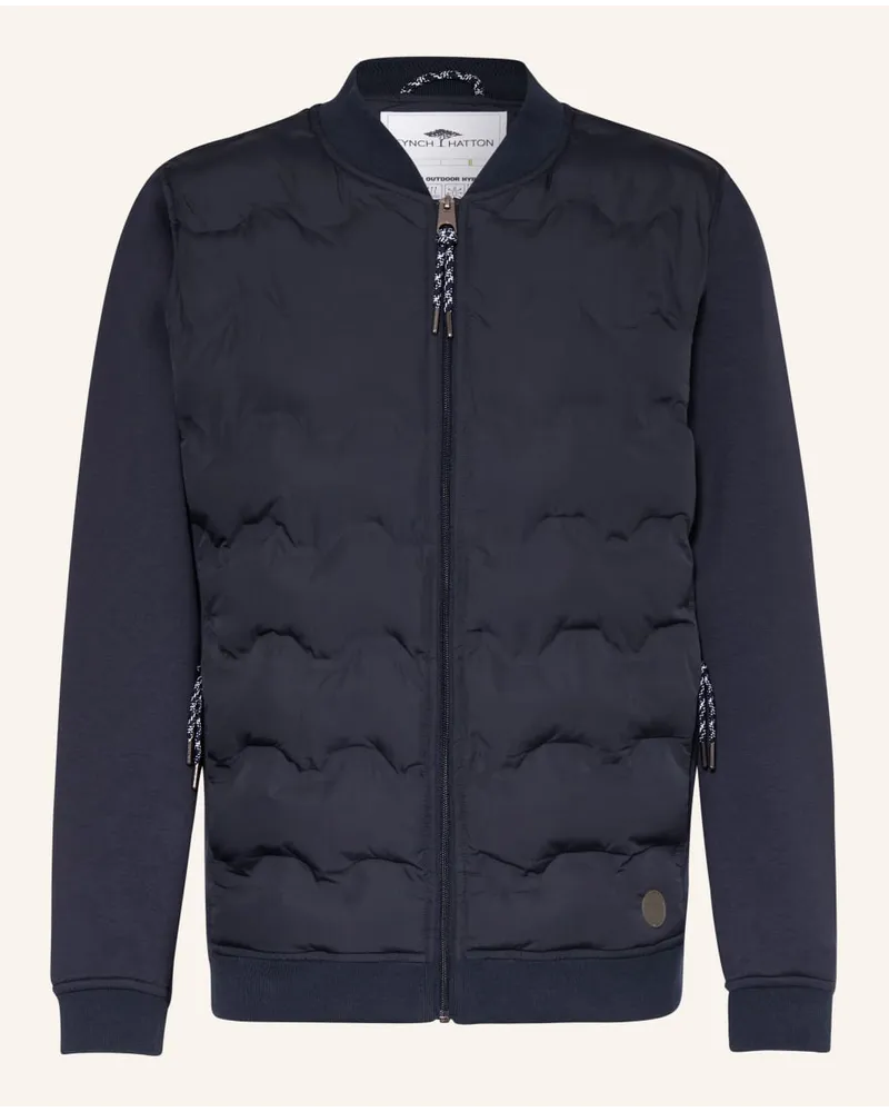 Fynch-Hatton Blouson im Materialmix Blau