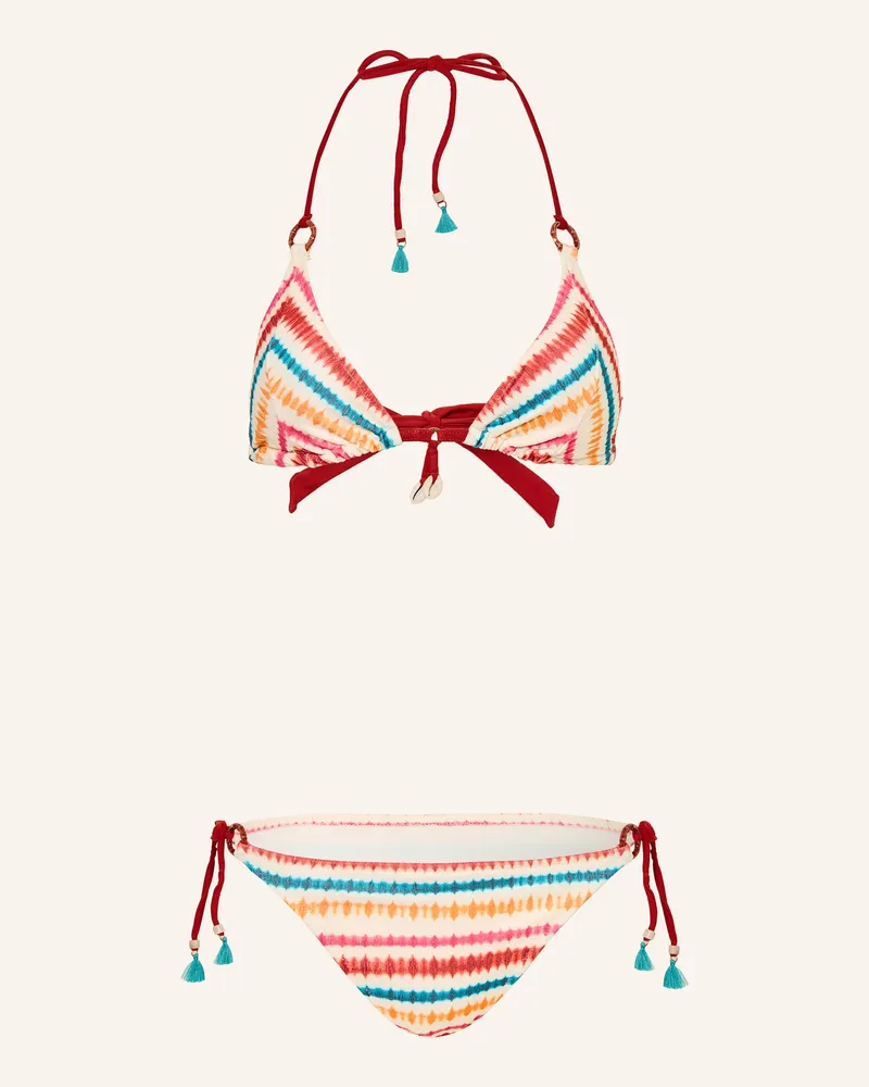 Banana Moon Triangel-Bikini Lazu weiss Ecru