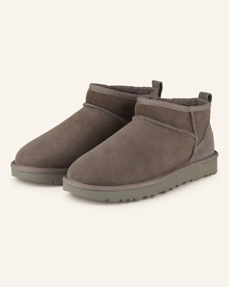UGG Boots CLASSIC ULTRA MINI Grau