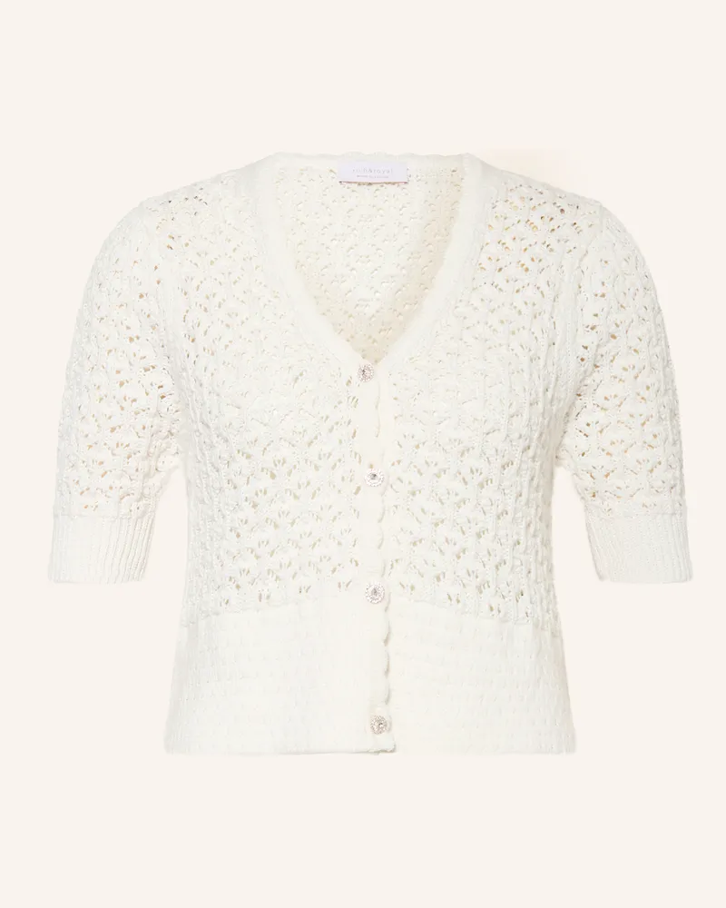 Rich&Royal Strickjacke Weiss