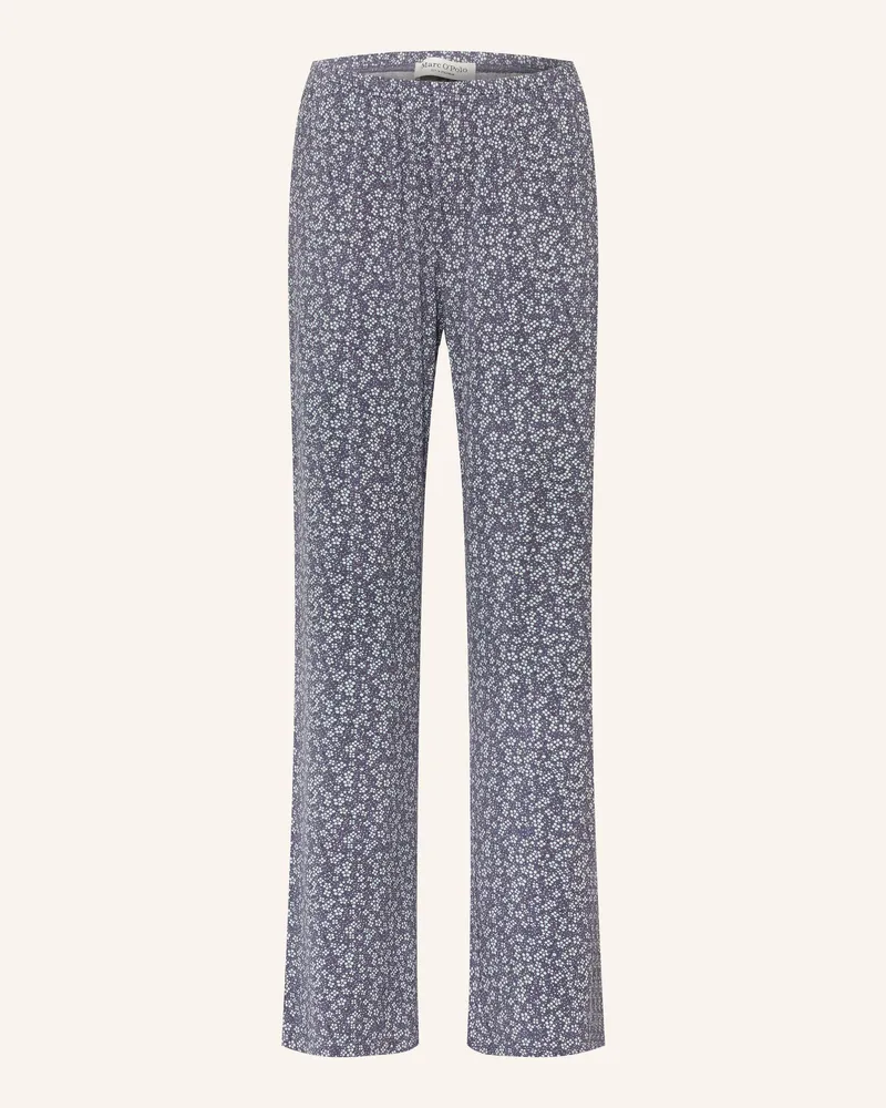 Marc O'Polo Schlafhose blau Blau