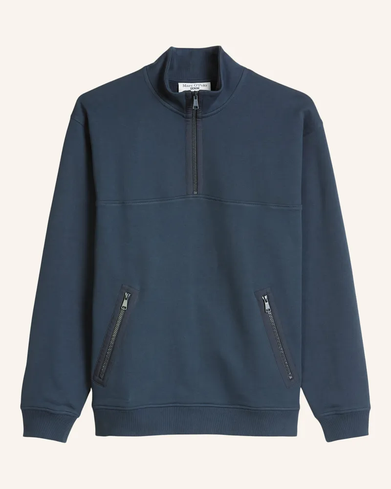 Marc O'Polo Sweat-Troyer blau Dunkelblau