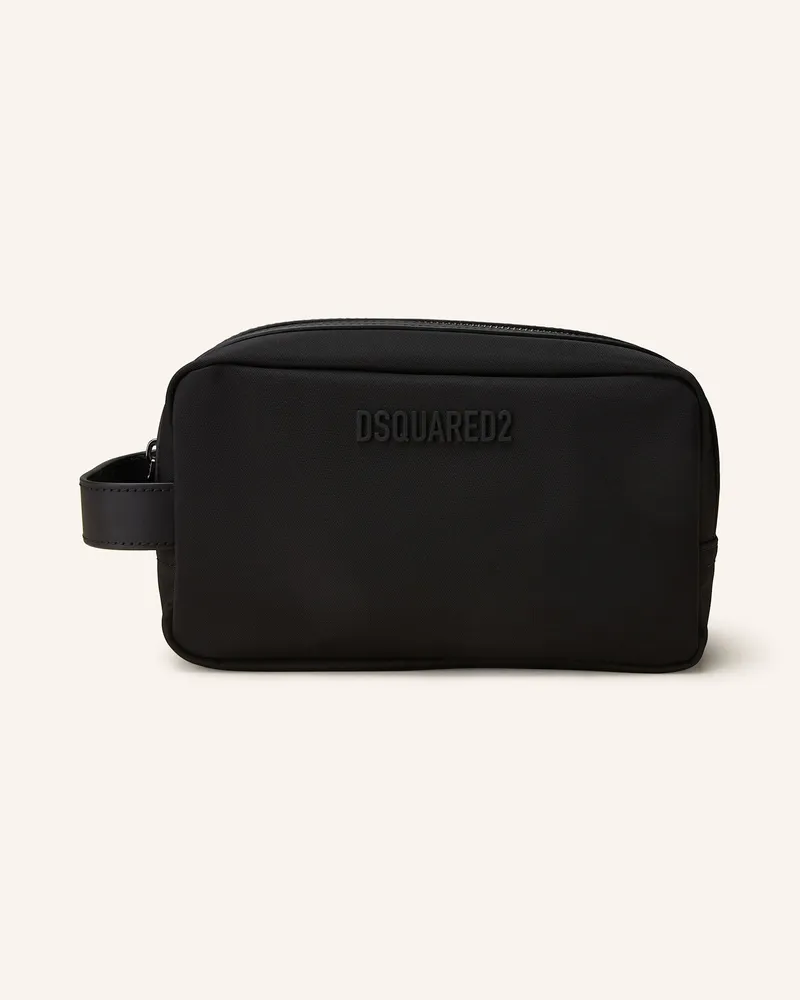 Dsquared2 Kulturtasche Schwarz