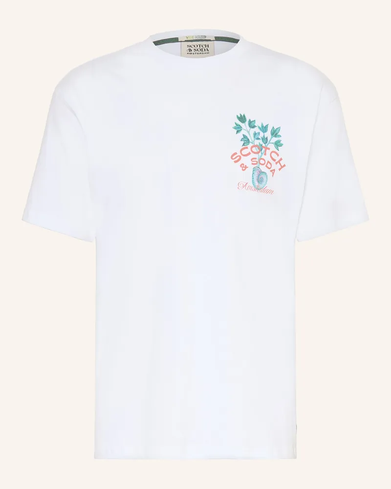 Scotch&Soda T-Shirt weiss Weiss