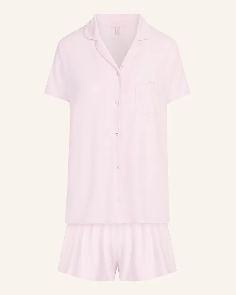 SKIMS Shorty-Schlafanzug Skims Sleep rosa Bloom