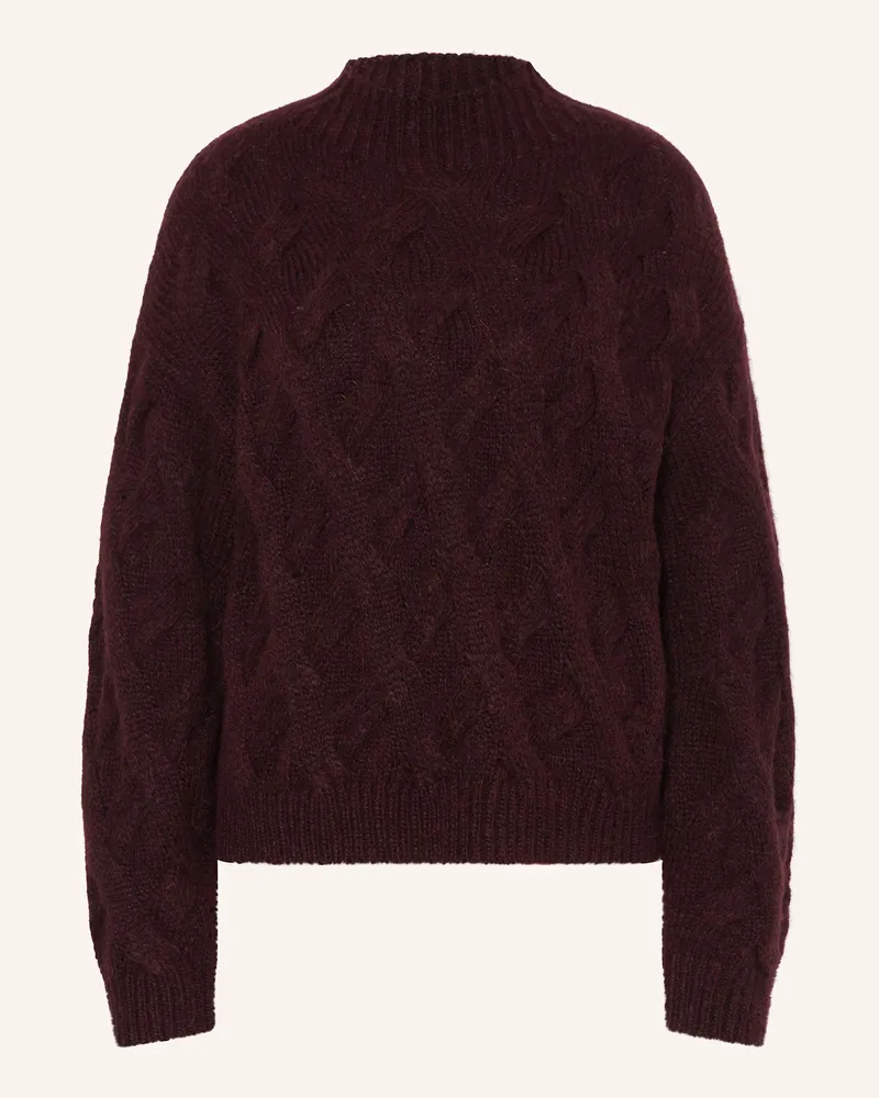 Luisa Cerano Pullover mit Alpaka Dunkellila
