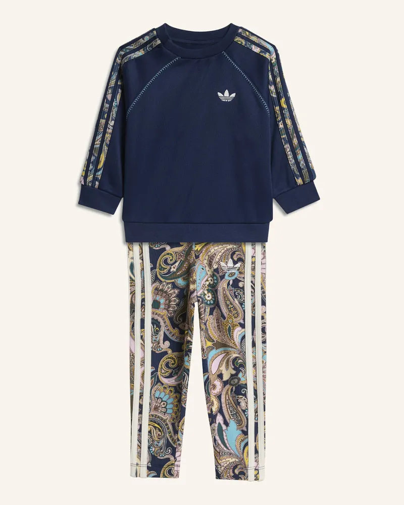 adidas Adidas X Liberty London Oversized Crew Und Leggings Set blau Blau