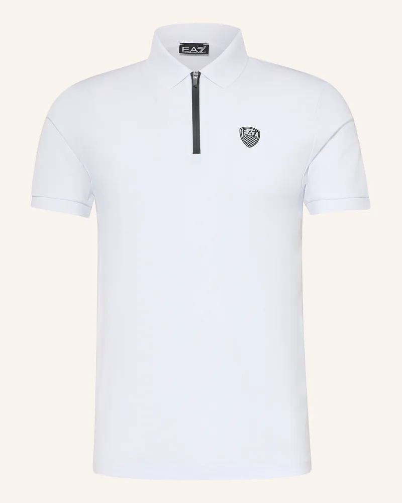 EA7 Jersey-Poloshirt Train weiss Weiss