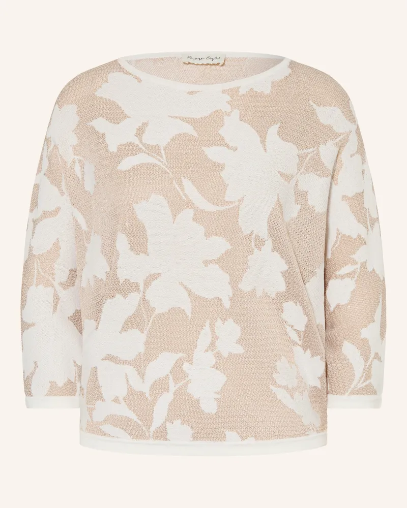 Phase Eight Blusenshirt Anais Mit Glitzergarn beige Weiss