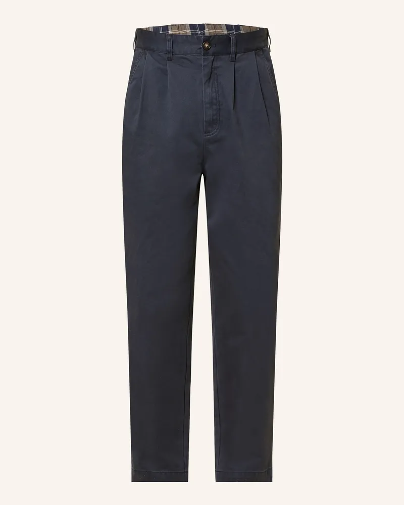 Barbour Chino Yorklane Regular Fit blau Dunkelblau