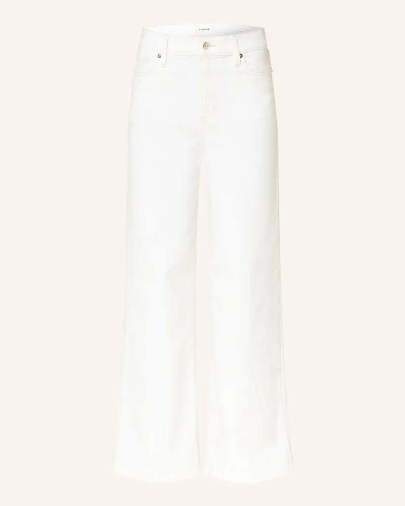 Frame Denim Straight Jeans Le Slim Palazzo weiss Aucl