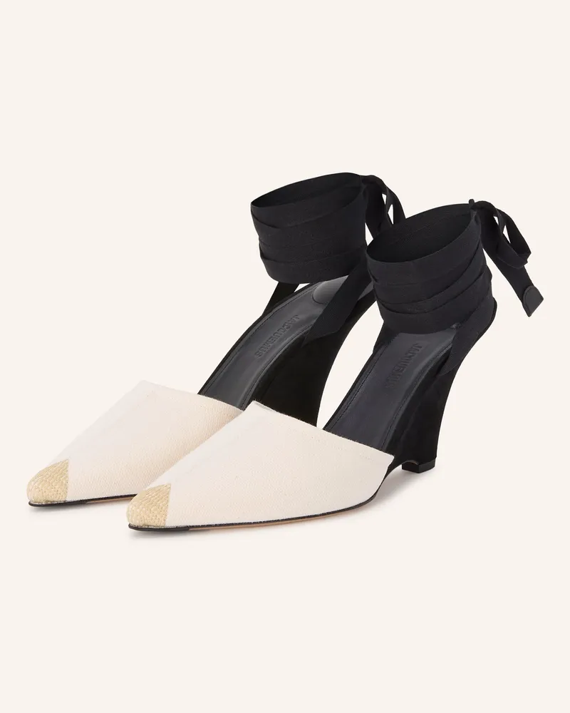 Jacquemus Wedges Les Espadrilles beige Creme