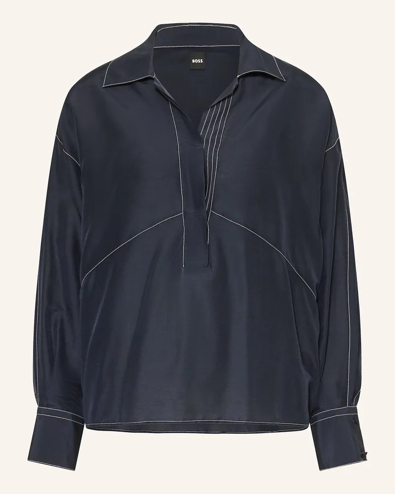 HUGO BOSS Blusenshirt Brizzy blau Dunkelblau
