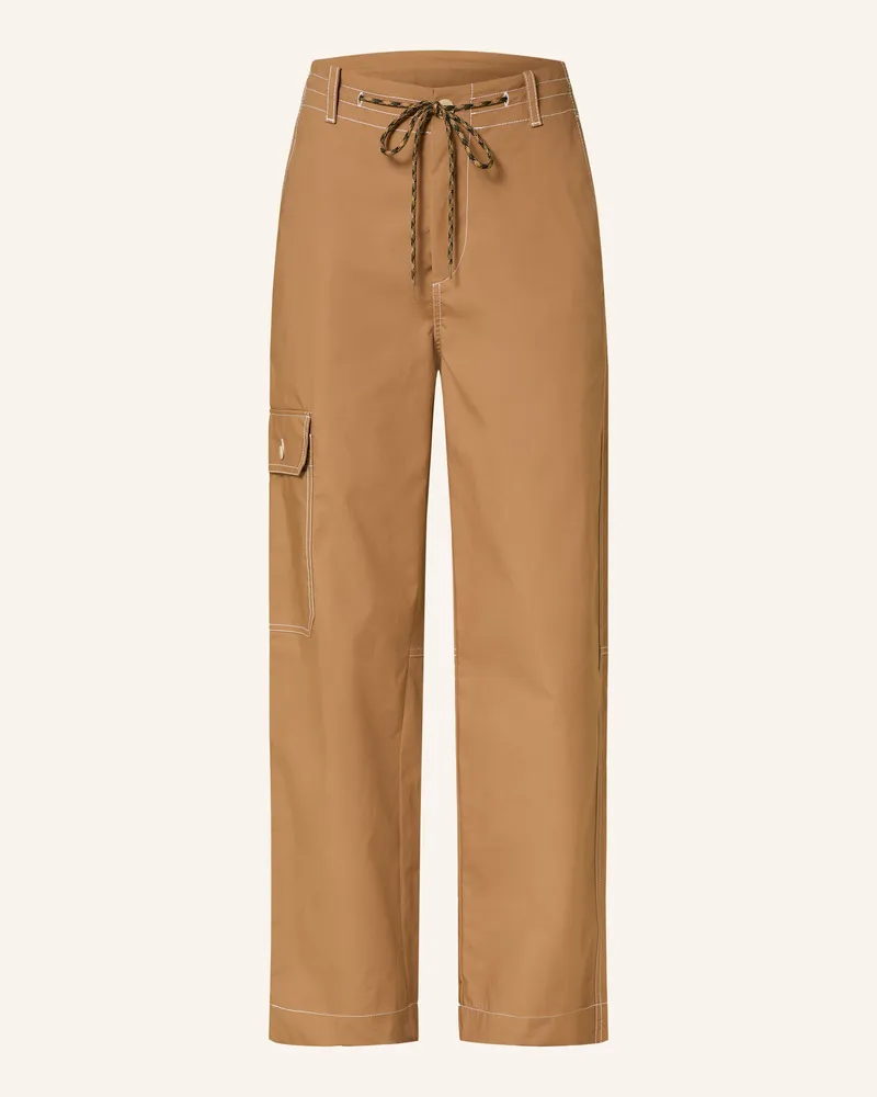 Sandro Cargohose im Jogging-Stil Camel