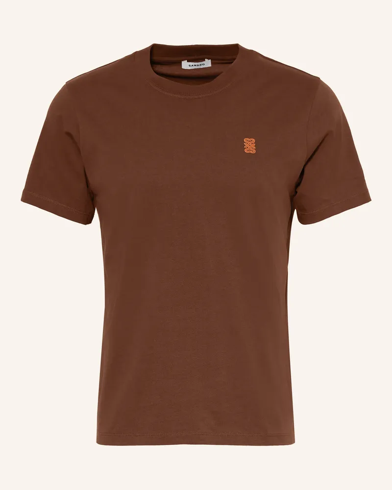Sandro T-Shirt Braun