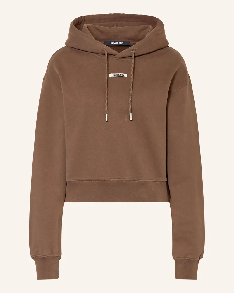 Jacquemus Hoodie Le Hoodie Gros Grain braun Braun