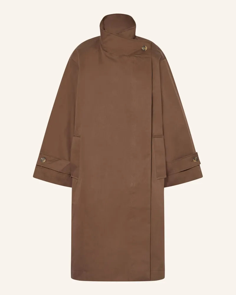 Lollys Laundry Trenchcoat Russill braun Dunkelbraun