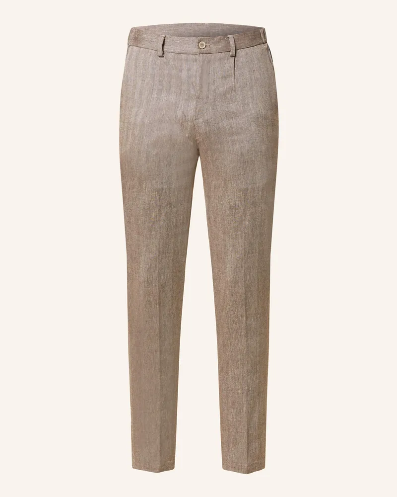 paul Anzughose Slim Fit mit Leinen 820