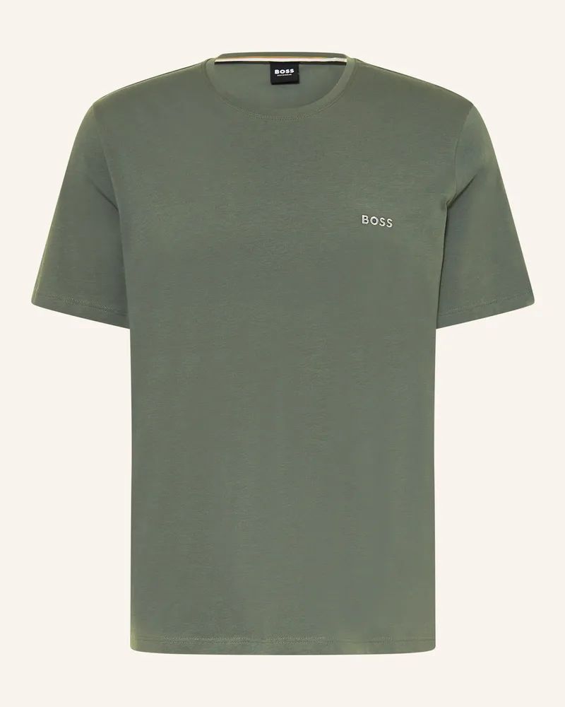 HUGO BOSS Schlafshirt MIX&MATCH Dunkelgrün