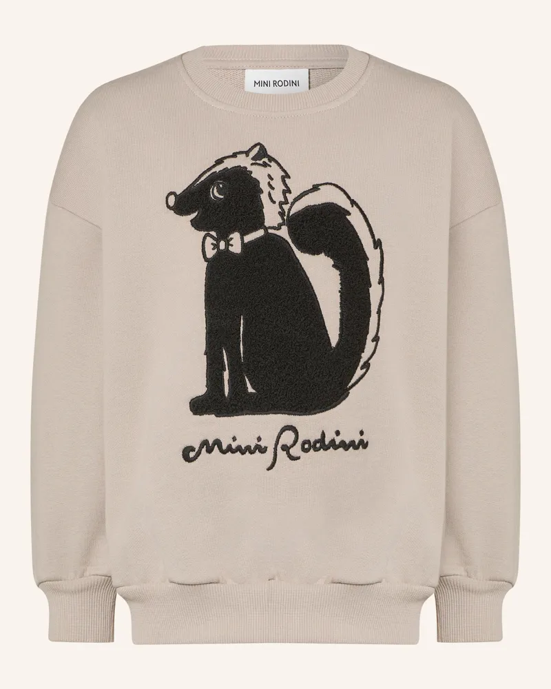 Mini Rodini Sweatshirt grau Taupe