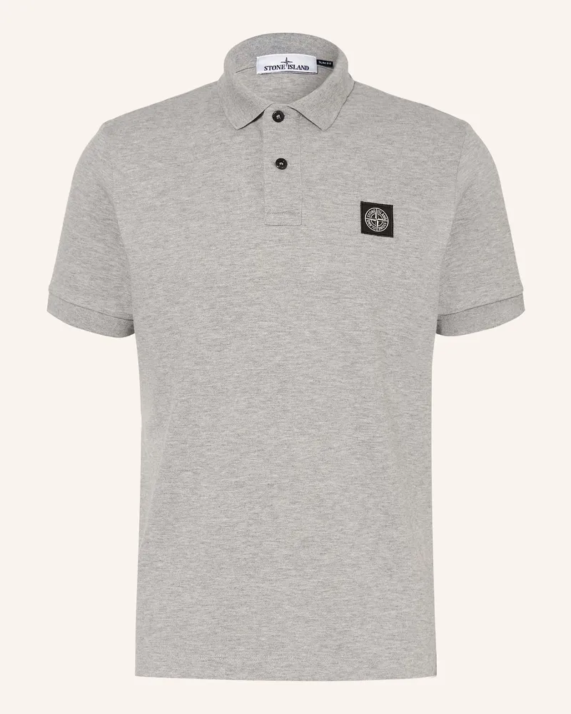 Stone Island Piqué-Poloshirt Grau