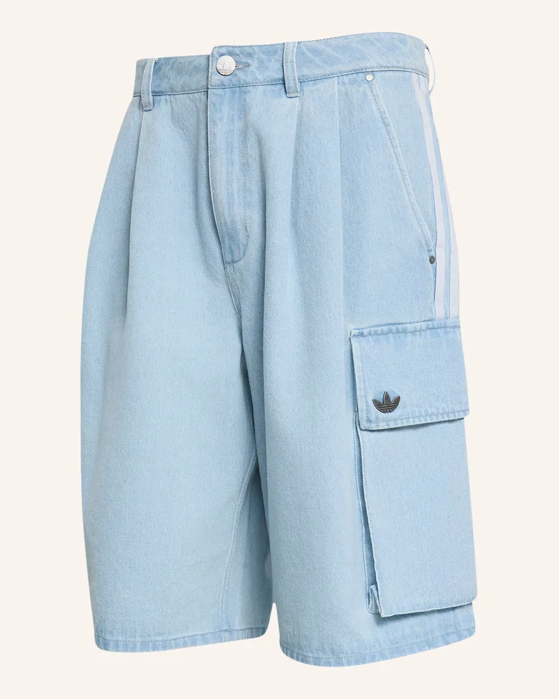 adidas Cargoshorts Adilenium 5.0 Mit Galonstreifen blau Hellblau