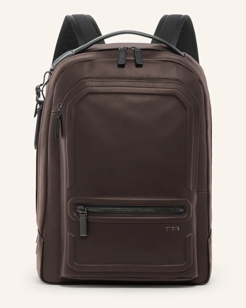 Tumi HARRISON Rucksack BRADNER mit Laptop-Fach Dunkelbraun