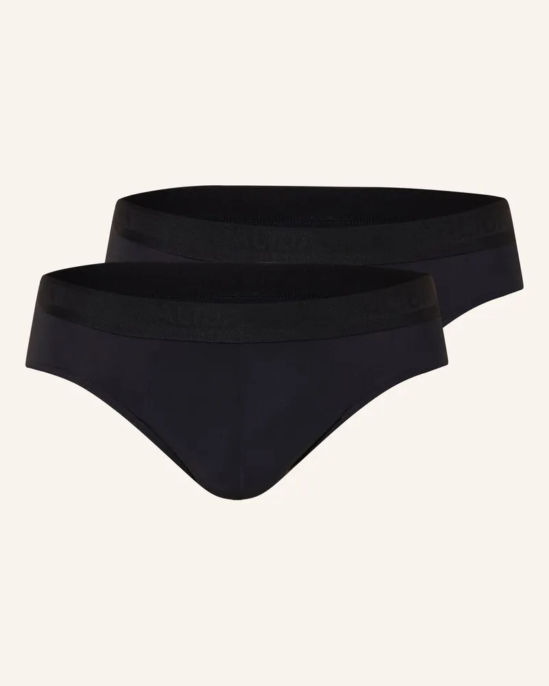 Calida 2er-Pack Slips Micro Stretch schwarz Schwarz