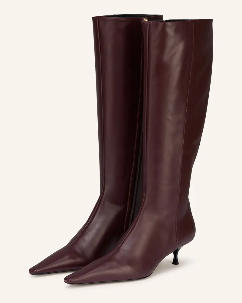 Victoria Beckham Stiefel rot Dunkelrot