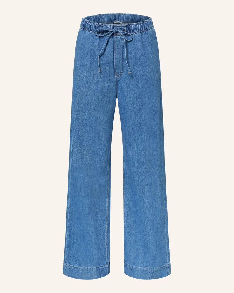 SoSUE Wide Leg Jeans ANNA im Jogging-Stil Dark