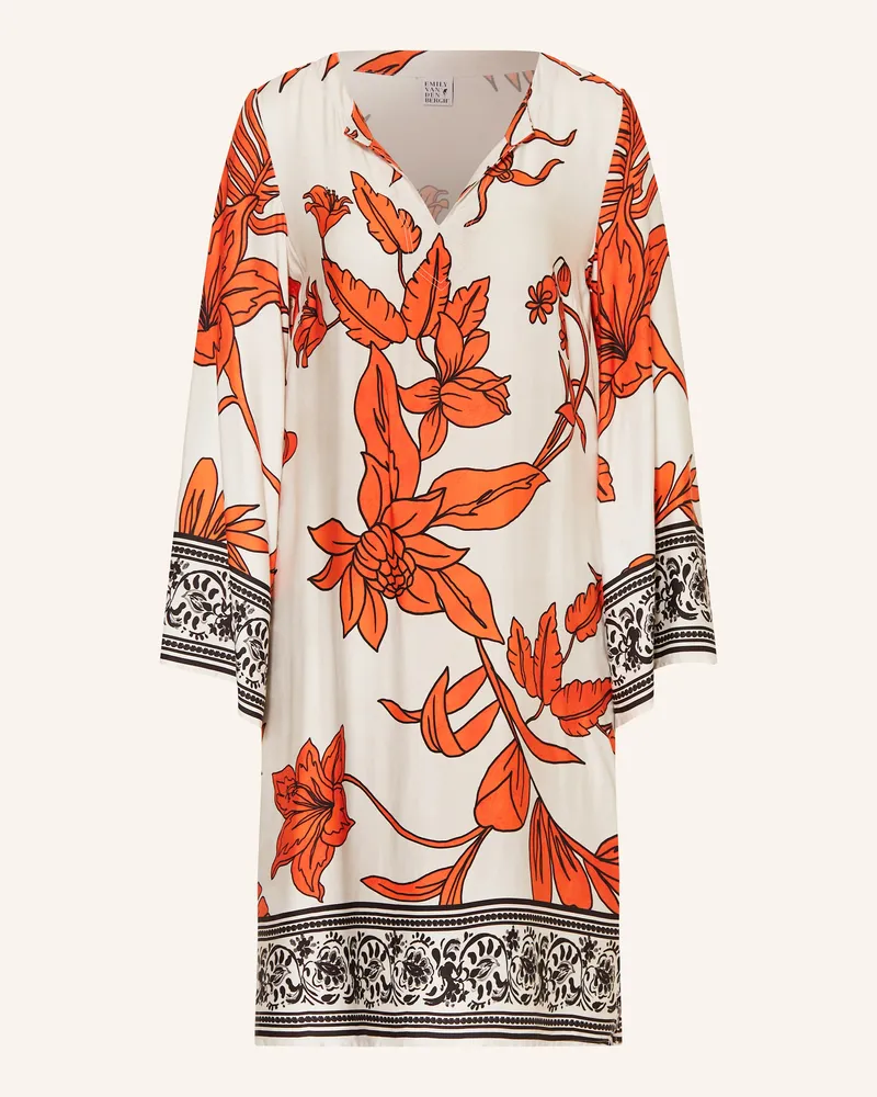 Emily van den Bergh Satinkleid Creme