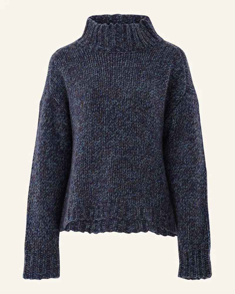 van Laack Pullover blau Dunkelblau