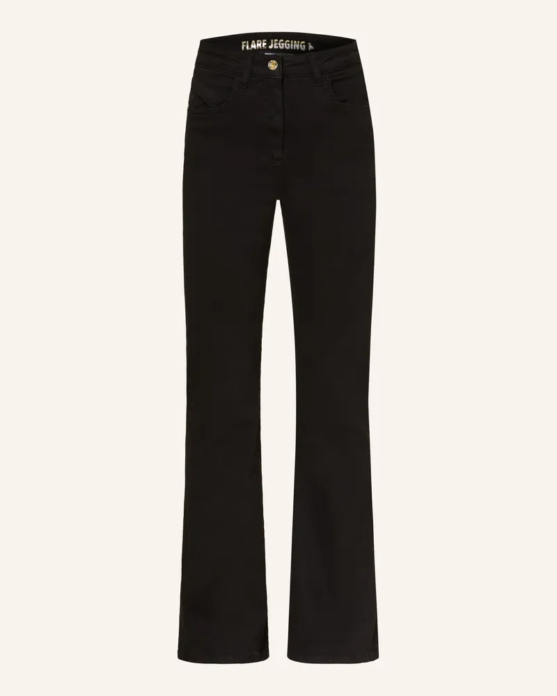 Patrizia Pepe Flared Jeans schwarz K487