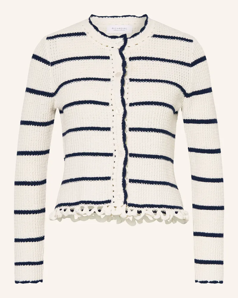 Rich&Royal Strickjacke weiss Weiss