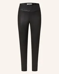 lilienfels Leder-Leggings Schwarz