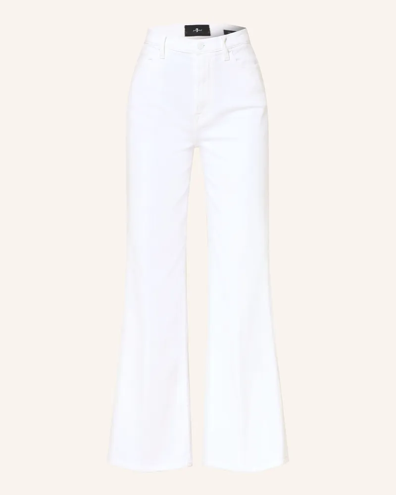 7 for all mankind Wide Leg Jeans Soleil weiss Lls