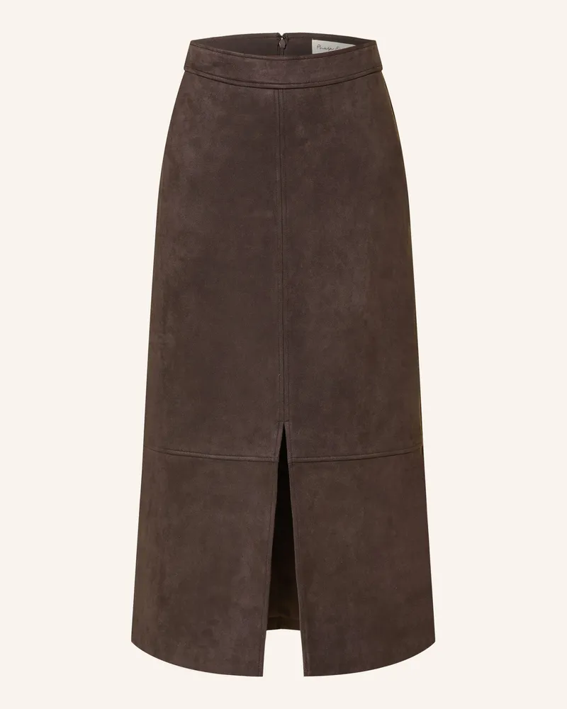 Phase Eight Rock ELODIE in Lederoptik Dunkelbraun